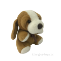 Peluche cane giocattolo marrone